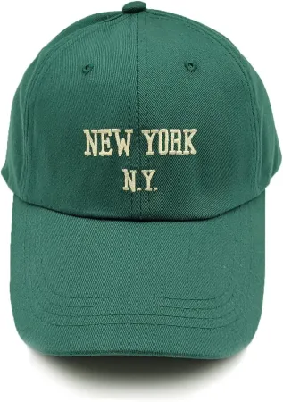 New York Cotton Baseball Cap Unisex Adjustable Washed Distressed Snapback Hat Vintage Classic Dad Hats Outdoor for Men W