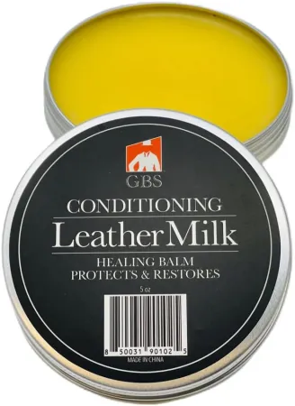 G.B.S Leather Milk Conditioner & Cleaner All Natural, Non-Toxic Leather Cleaner 5 Oz Healing Balm Restores Dry, Cracked 