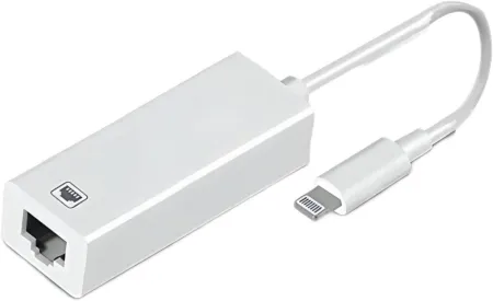 [Apple MFi Certified] Lightning to Ethernet Adapter,RJ45 Ethernet LAN Network Adapter Cable with 8 Pin Connector Compati
