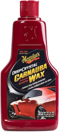 Meguiar's Deep Crystal Carnauba Wax - 16 Oz Bottle