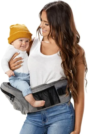 Tushbaby - Safety-Certified Hip Seat Baby Carrier - Mom’s Choice Award Winner, Seen on Shark Tank, Ergonomic Carrier & E