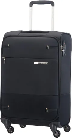 Samsonite Base Boost - Spinner S (Length: 40 cm) Hand Luggage, 55 cm, 39 Litre, Blue (Petrol Blue)