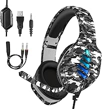 targeal Gaming Headset with Microphone - for PC, PS4, PS5, Switch, Xbox One, Xbox Series X|S - 3.5mm Jack Gamer Headphon