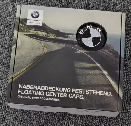 1x Original BMW Nabenabdeckung Nabendeckel Feststehend Spinning Caps 68mm