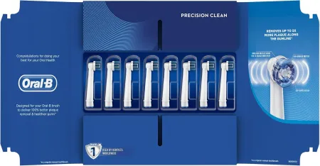 Oral-B Genuine Precision Clean Replacement White Toothbrush Heads, Refills for Electric Toothbrush, Deep and Precise Cle
