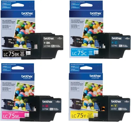 Brother LC75 High Yield Ink Cartridge Set
