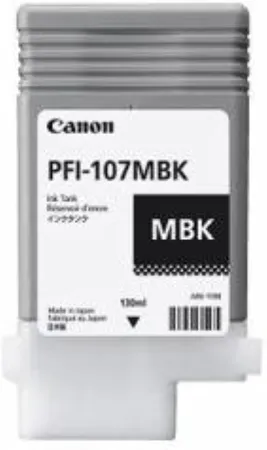 Canon PFI-107MBK 130ml Matte Black Ink Cartridge