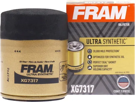 FRAM Ultra Synthetic Automotive Replacement Oil Filter, Designed for Synthetic Oil Changes Lasting up to 20k Miles, XG73