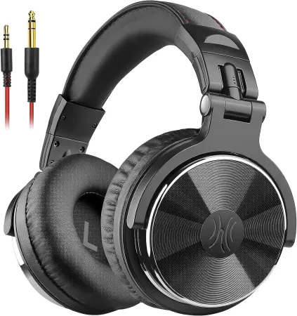 OneOdio Wired Over Ear Headphones Studio Monitor & Mixing DJ Stereo Headsets with 50mm Neodymium Drivers and 1/4 to 3.5m