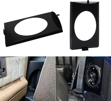 Behind Seat Speaker Brackets Fit for Chevy GMC C10 1973-1987 Behind Seat Cab Corner Squarebody Pickup for 6x9 Speakers