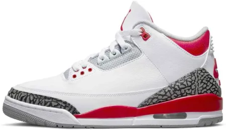 Jordan Mens Air Jordan 3 Retro Leather Synthetic Trainers