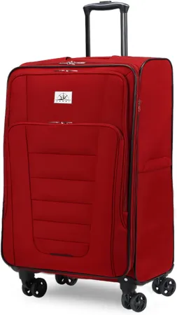 Travel Softside 28 Inch Luggage with Spinner Wheels Lightweight Expandable Large Suitcase 8-wheel Spinners