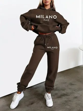 Printed Hoodie Suit
