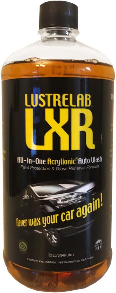 LustreLab LXR All-In-One Acrylionic Auto Car Wash and Wax, Replaces 5 Different Car Care Products and Renews your Vehicl