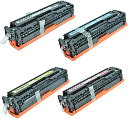 Generic Remanufactured Toner Cartridge Replacement for HP 128A ( Black,Cyan,Magenta,Yellow , 4-Pack )