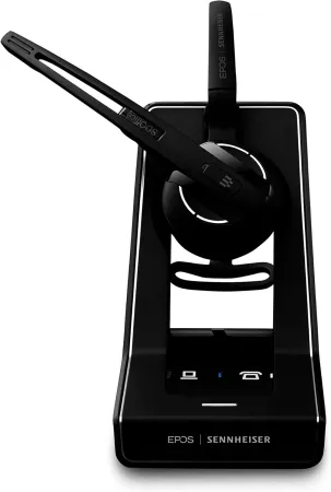 Sennheiser SD Office ML (506009) - Single-Sided DECT Wireless Headset for Desk Phone and Skype for Business Connection, 