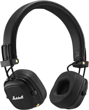 Marshall Major III Bluetooth Wireless On-Ear Headphones, Black - New