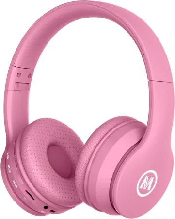 Mokata Headphones Bluetooth Wireless/Wired Kids Volume Limited 85 /110dB Over Ear Foldable Noise Protection Headset with