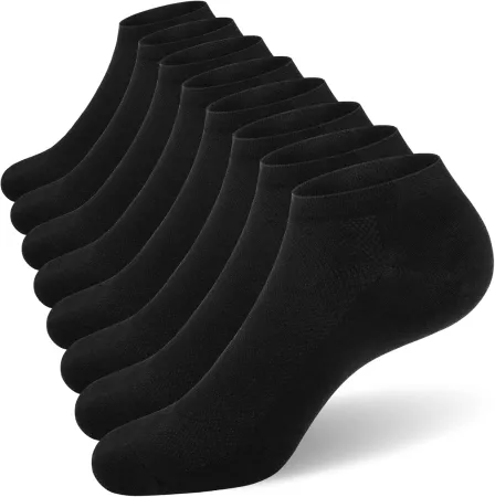 8 Pack Mens Ankle Socks Cushioned Low Cut Sock Size 11-13/14-16