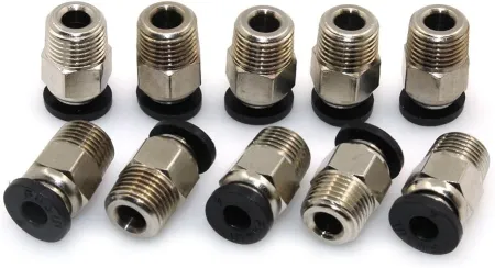 BIQU PC4-M10 Pneumatic Connector Fittings Bowden Tube Coupler Male Straight PTFE Tube Push for E3D-V6 Bowden Extruder Co