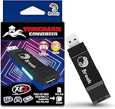 Brook Wingman XE 2 Converter - Two in One Wireless Controller Adapter for PS, Switch Consoles, and PC, Supports Remap an