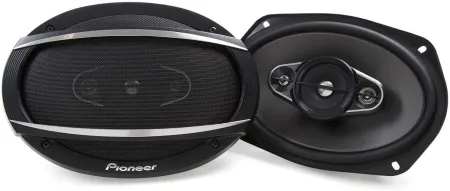 PIONEER TS-A6967S A-Series 6x9 Shallow 4-Way 450 Watts Max Power Black Car Audio Speakers (Pair)