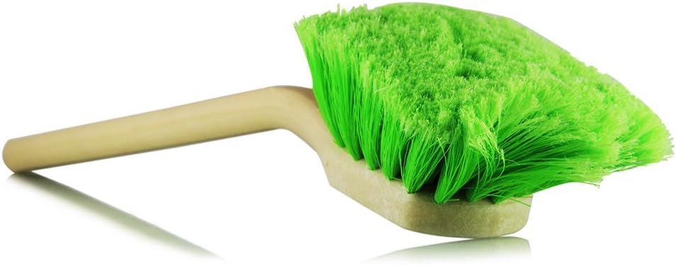 Chemical Guys Acc_G01, 20" Long Handle Body/Wheel Brush with Flagged-Tip Bristles, Angled Head, 1 Pack