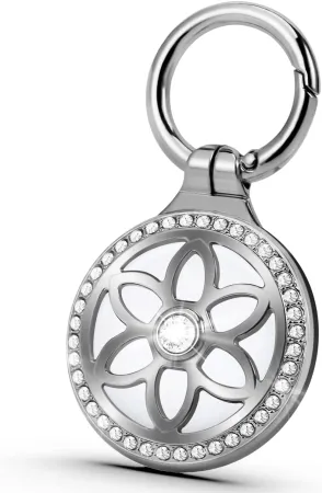Apple Air tag Holder - AirTag Case with Key Ring - AirTag Keychain - Metal Protective Apple Air Tags Holder for Dog, Cat