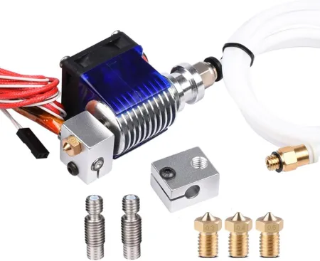 E3D V6 Hot End Full Kit 1.75mm 12V Bowden/RepRap 3D Printer Extruder Parts Accessories 0.4mm Nozzle