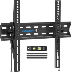 MOUNTUP Tilting TV Wall Mount Bracket for 26-55 Inch Flat Screen TVs/Curved TVs, Low Profile TV Wall Mount TV Bracket - 