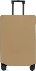 Travel Luggage Cover, Solid Color Khaki Spandex Elastic Suitcase Cover Protector, Washable Scratch-Resistant Suitcase Co