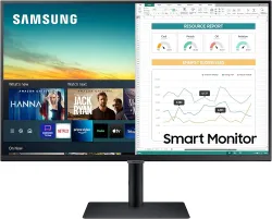 SAMSUNG M5 Series 32-Inch FHD 1080p Smart Monitor & Streaming TV (Tuner-Free), Netflix, HBO, Prime Video, & More, Apple 