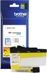 Brother Genuine LC3037Y, Single Pack Super High-Yield Yellow INKvestment Tank Ink Cartridge, Page Yield Up to 1,500 Page